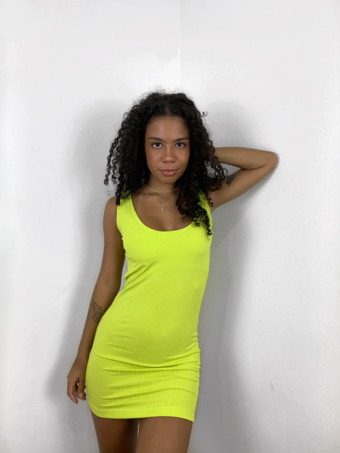 Vestido Liz Verde Lima