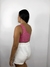 Cropped Lua Lurex Rosa - comprar online