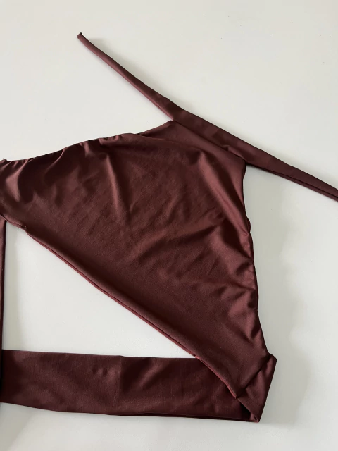 Cropped Anne Marrom - comprar online