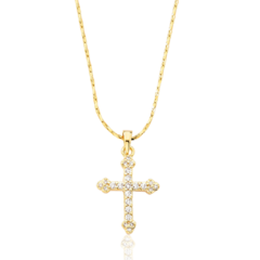 Colar Cruz Ouro
