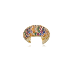 Piercing Fake Colorido Ouro