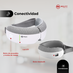 Masajeador Facial De Ojos Melfit Presion De Aire Calor en internet