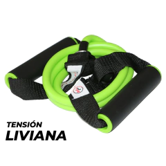 Banda Elastica Con Manijas Melfit Latex Tension Liviana MF B2 Verde