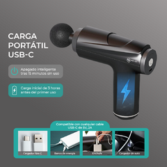 Pistola Masajeadora Rehabilitacion Muscular Portatil Vital Force - tienda online