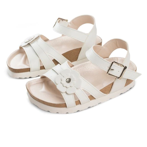 SANDALIAS GURISES BLANCO