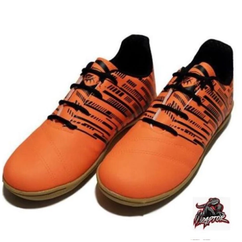 BOTINES RAPTOR FUTSAL NARANJA FLUO