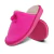 PANTUFLAS LAS MARIANAS CORDERITO MOÑO FUCSIA - comprar online