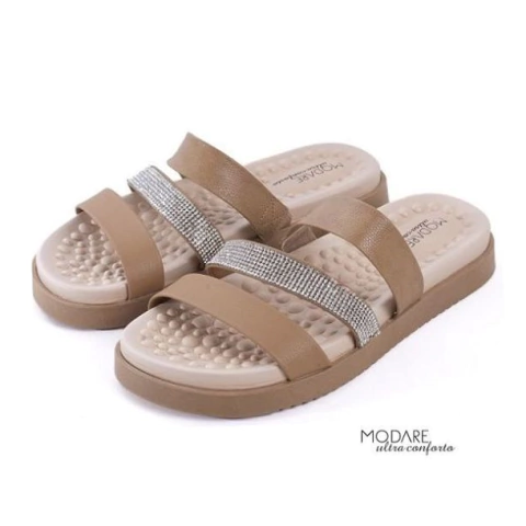 CHINELAS MODARE TIRAS FLEX BEIGE