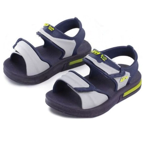 SANDALIAS SOFT SPORT AZUL AMARILLO