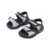 SANDALIAS SOFT SPORT NEGRO NARANJA