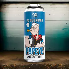 Imagem do Cerveja Bodebrown Popeye Spinach Lager Lata Azul 473ml