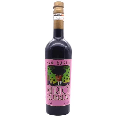 Vinho Quinado San Basile Merlot Fino Aperitivo Garrafa 750ml