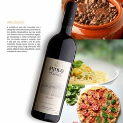 Vinho Miolo Reserva Tinto Branco Seco Sabores Garrafa 750ml na internet