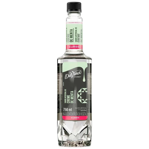 Xarope Da Vinci Sabor Creme de Menta Linha Classic 750ml