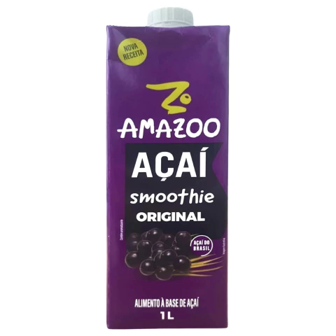 Smoothie de Açaí Amazoo Original Caixa 1 Litro