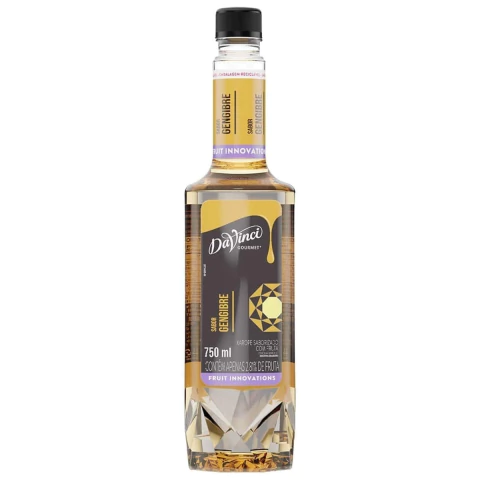 Xarope Da Vinci Sabor Gengibre Linha Fruit Innovations 750ml