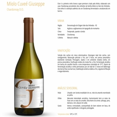 Vinho Miolo Cuvée Giuseppe Chardonnay Branco Garrafa 750ml na internet