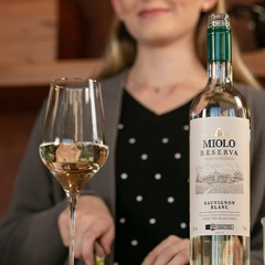 Vinho Miolo Reserva Tinto Branco Seco Sabores Garrafa 750ml