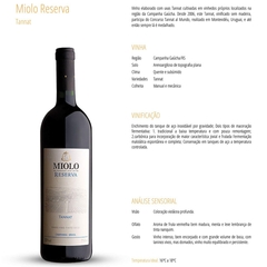 Vinho Miolo Reserva Tinto Branco Seco Sabores Garrafa 750ml - Newness Bebidas