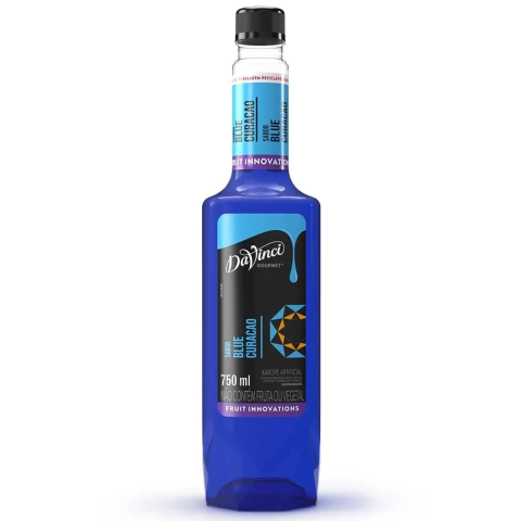 Xarope Da Vinci Sabor Blue Curaçau Fruit Innovations 750ml