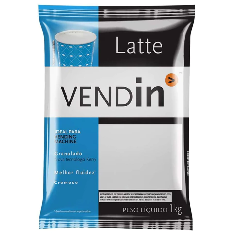 Composto Lácteo Vendin Latte Açúcar Sabor Baunilha Kerry 1Kg