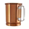 Caneca em Alumínio Cor Cobre 550ml