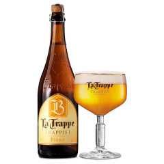 Kit Cerveja La Trappe Blond Holandesa Garrafa 750ml e Taça - comprar online