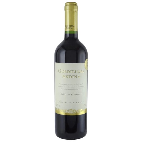 Vinho Tinto Cordillera Andina Cabernet Sauvignon Chile 750ml
