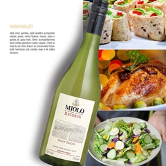 Vinho Miolo Reserva Tinto Branco Seco Sabores Garrafa 750ml - loja online