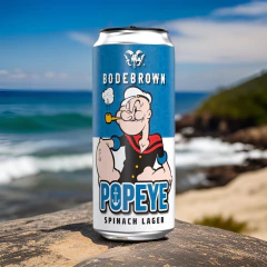 Cerveja Bodebrown Popeye Spinach Lager Lata Azul 473ml - comprar online