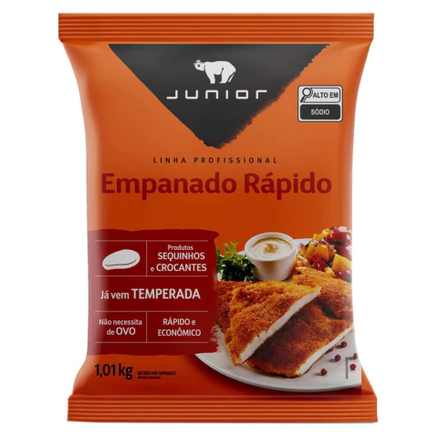 Empanado Rápido Junior Pacote 1,01Kg Linha Profissional
