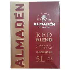 Vinho Almadén Red Blend Tempranillo e Shiraz Bag 5 Litros - loja online