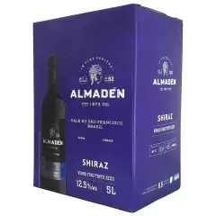 Vinho Almadén Tinto Shiraz Adega Miolo Bag in Box 5 Litros