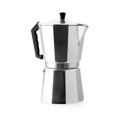 Cafeteira Italiana em Alumínio Cor Polido p/ 3 Cafés - AF03