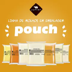 Molho Mostarda e Mel Junior Agridoce Lanches Pouch 1,1Kg - comprar online