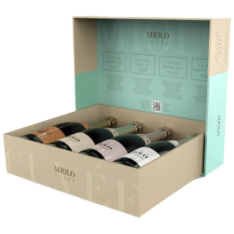 Kit Espumante Miolo Cuvée Collection Caixa 4 Garrafas 750ml