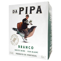 Vinho da Pipa Branco Português Embalagem Bag in Box 5 Litros