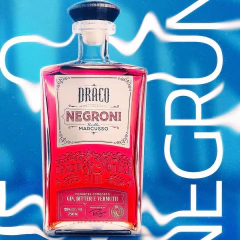 Kit Negroni Draco Presente Garrafa 750ml e 2 Copos em Vidro - comprar online