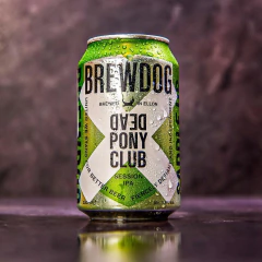 Cerveja Brewdog Dead Pony Club Session IPA Clara Lata 330ml