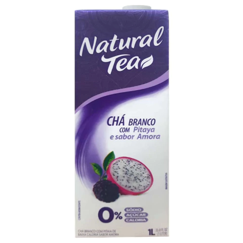 Chá Branco com Pitaya Sabor Amora Natural Tea 1 Litro