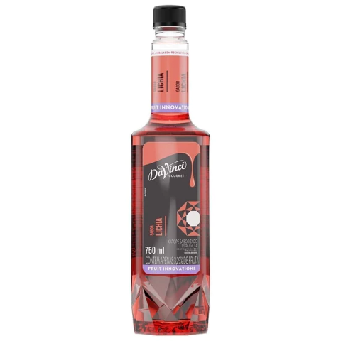 Xarope Da Vinci Sabor Lichia Lychee Fruit Innovations 750ml