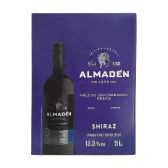 Vinho Almadén Tinto Shiraz Adega Miolo Bag in Box 5 Litros na internet