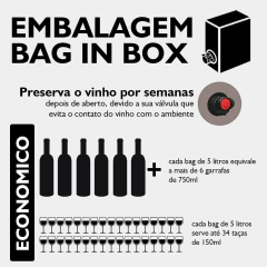 Vinho da Pipa Branco Português Embalagem Bag in Box 5 Litros - loja online