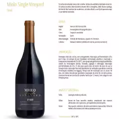 Vinho Miolo Linha Single Vineyard Tinto Branco Garrafa 750ml - Newness Bebidas