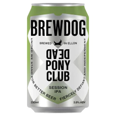Cerveja Brewdog Dead Pony Club Session IPA Clara Lata 330ml