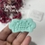 Marcador Frase 5cm-Feliz Páscoa -Cód.1222- A16