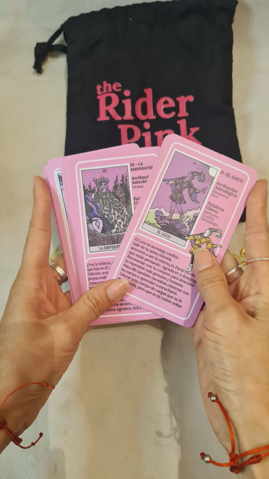 The Rider Pink Clásico - Tarot Rosado