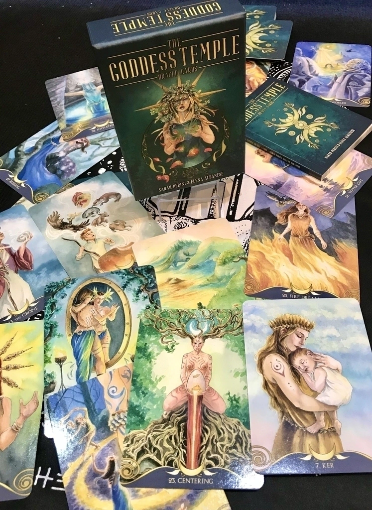 The Goddess Temple oracle cards