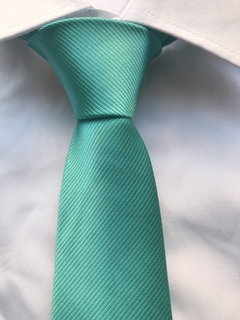 Gravata Verde Tifanny Semi Slim