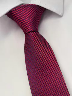 Gravata Semi Slim Vinho - 2400 Fios
